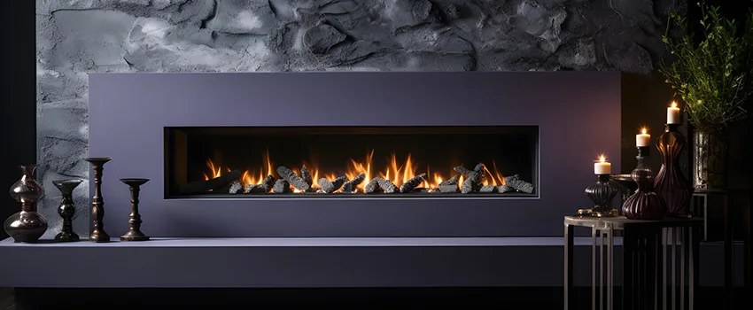 Ember Bed for Ventless Gas Fireplace in Clifton, CO