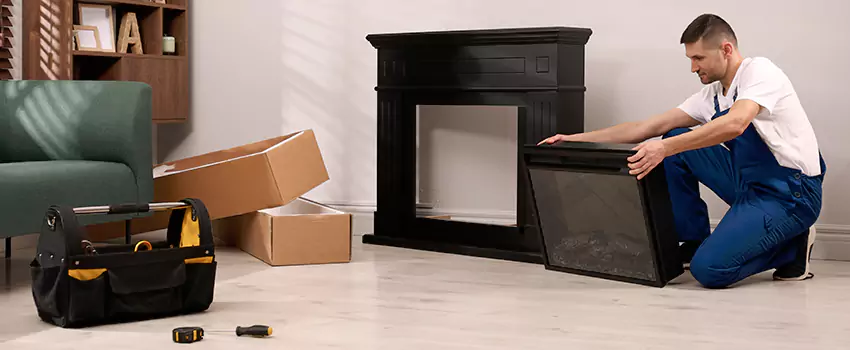 Old Rusted Metal Fireplace Repair And Replacement in Clifton, CO